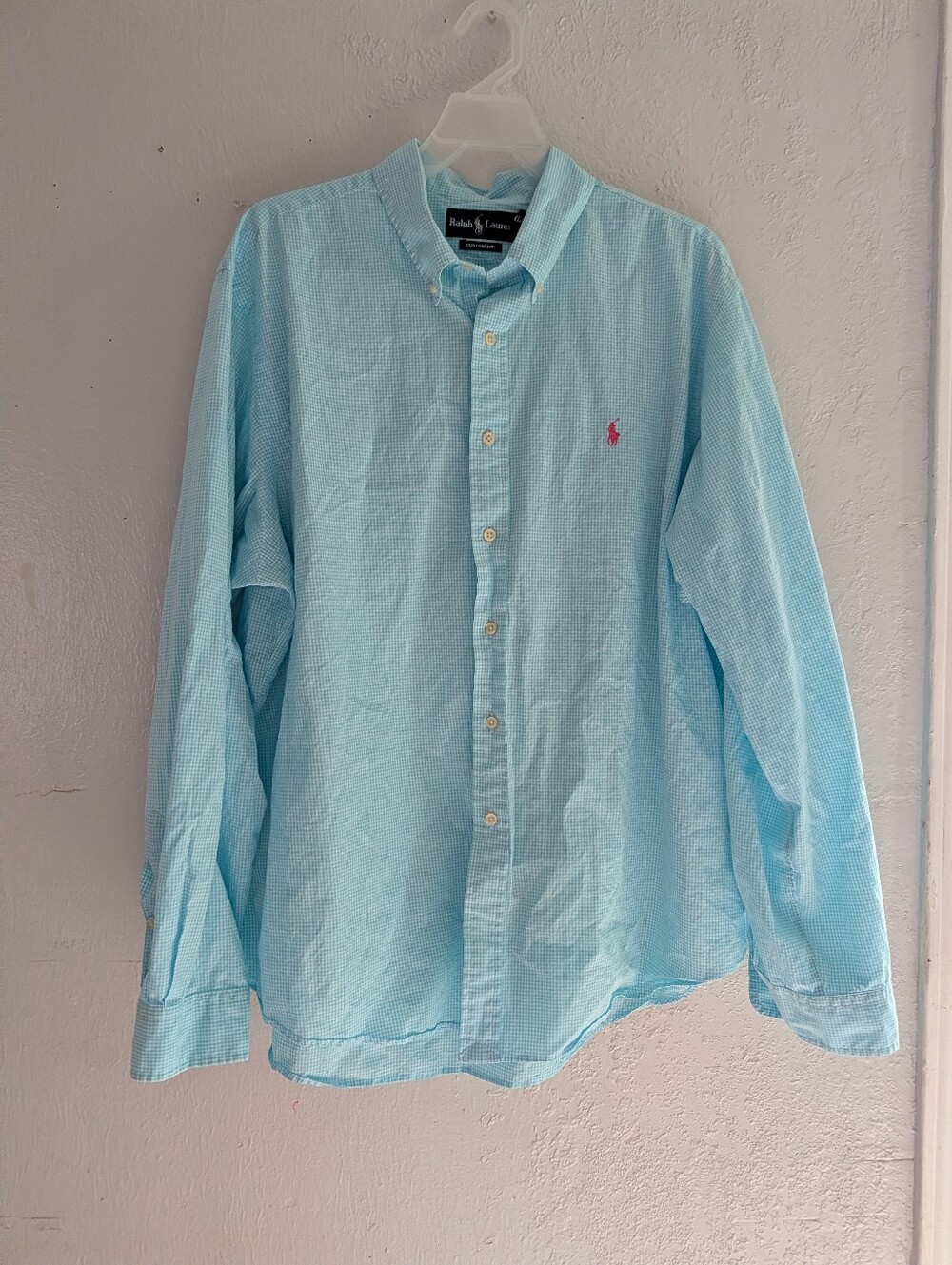 Ralph Lauren Light Blue Men's Button-Down Oxford Shirt